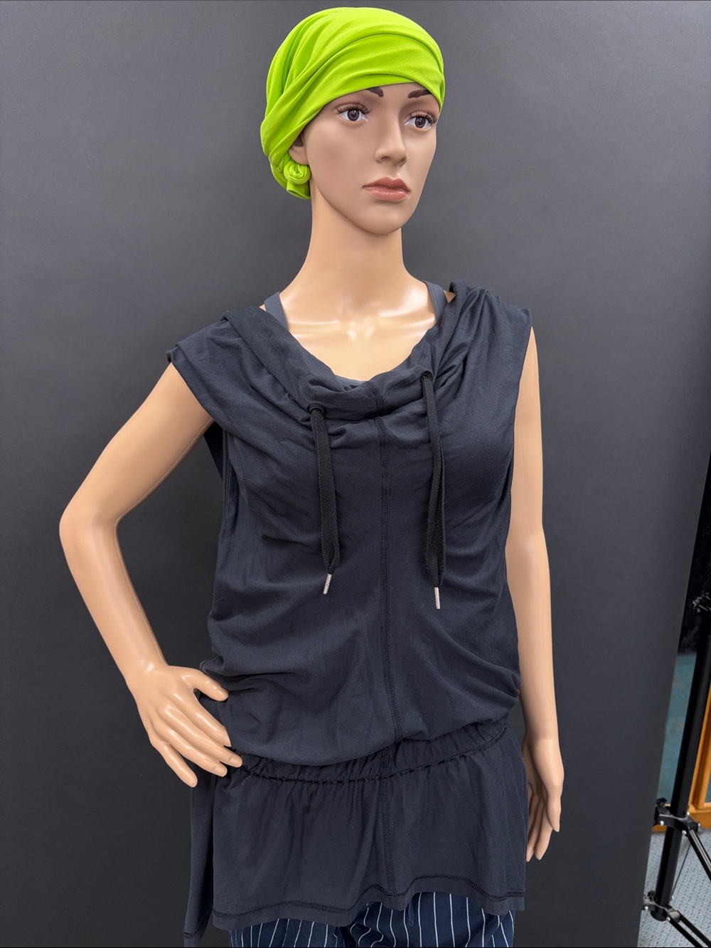 lululemon athletica Black Sleeveless Cowl Neck Active Tunic